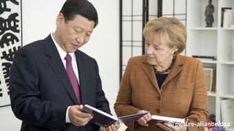 Merkel empf?ngt Xi Jinping