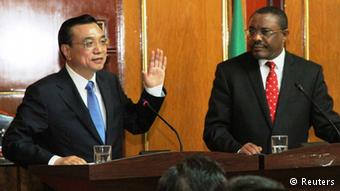 Li Keqiang Pr?sident China Besuch in ?thiopien mit Hailemariam Desalegn 