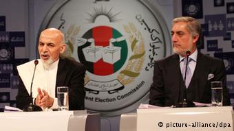 Wahlen Afghanistan - ARCHIVBILD - Ashraf Ghani und Abdullah Abdullah