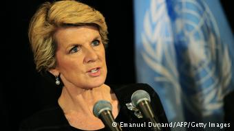 Australien Au?enministerin Julie Bishop