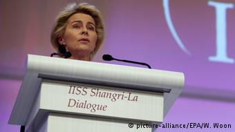 Ursula von der Leyen Singapur IISS Asien Sicherheitskonferenz 