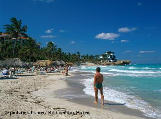 Strand am Hotel Sol Melia Las Americas mit Du Pont Villa auf Varadero, Matanzas, Kuba