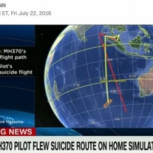 惊爆！马航MH370机长曾在家练习自杀飞行