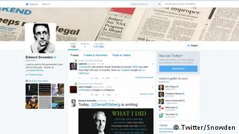 Screenshot Edward Snowden Twitter